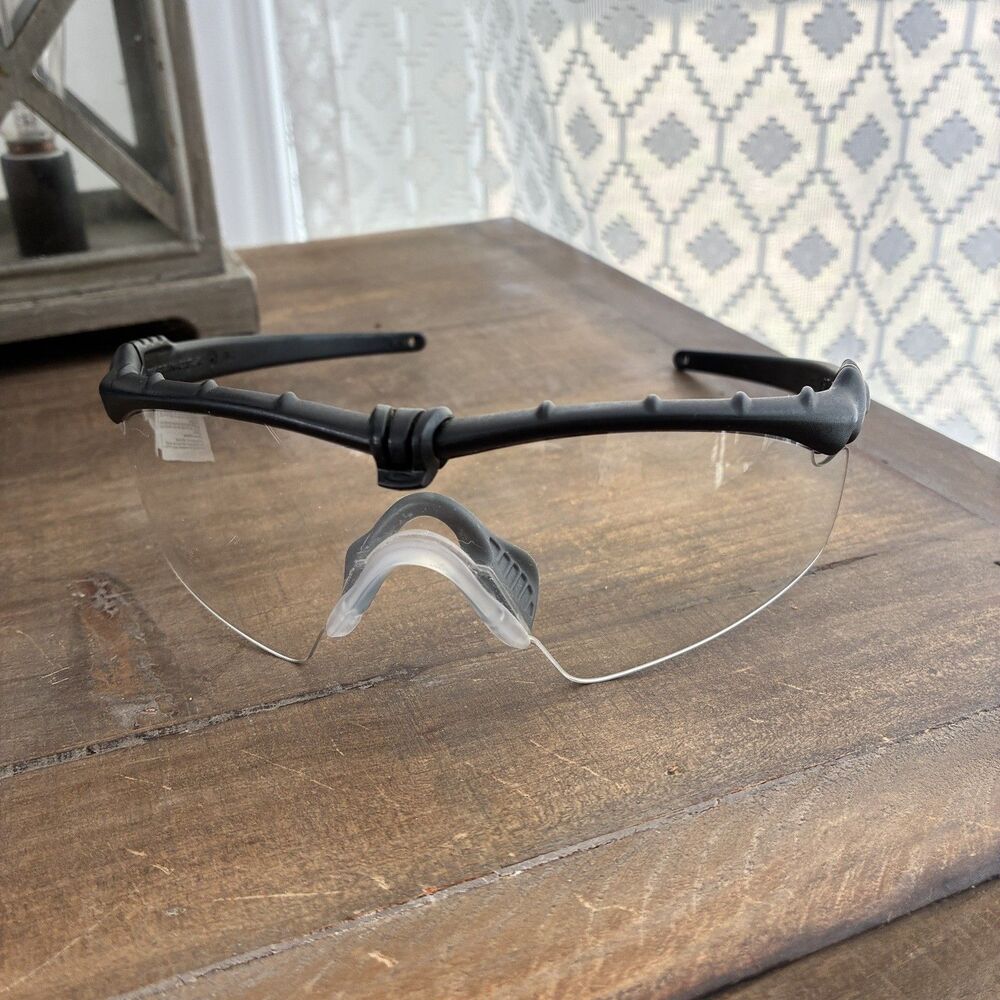 Oakley SI Ballistic M Frame 3.0 Sunglasses Z87+ Clear Lens Matte Black Frame